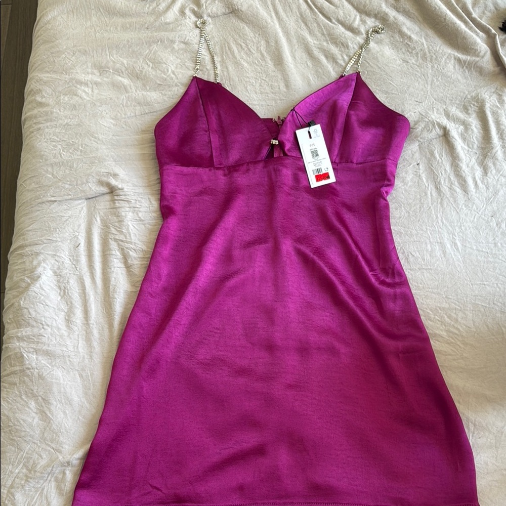 Elegant Purple Women's Dress